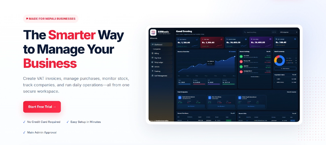Billmandu Website